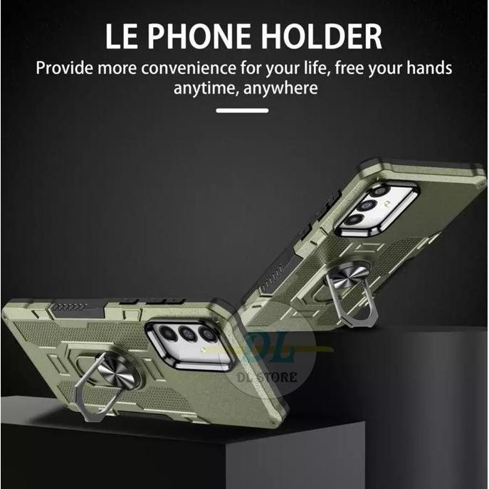 DB71 - Casing Untuk Samsung Galaxy A34 5G Hard Case Ring Armor Robot Case Kickstand Hybrid/Ring Hold