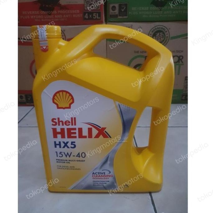 Oli Shell Helix HX5 4liter galon Original