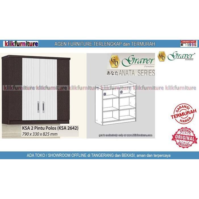 KSA 2642 Kitchen Set Atas 2 Pintu Seri Anata Graver