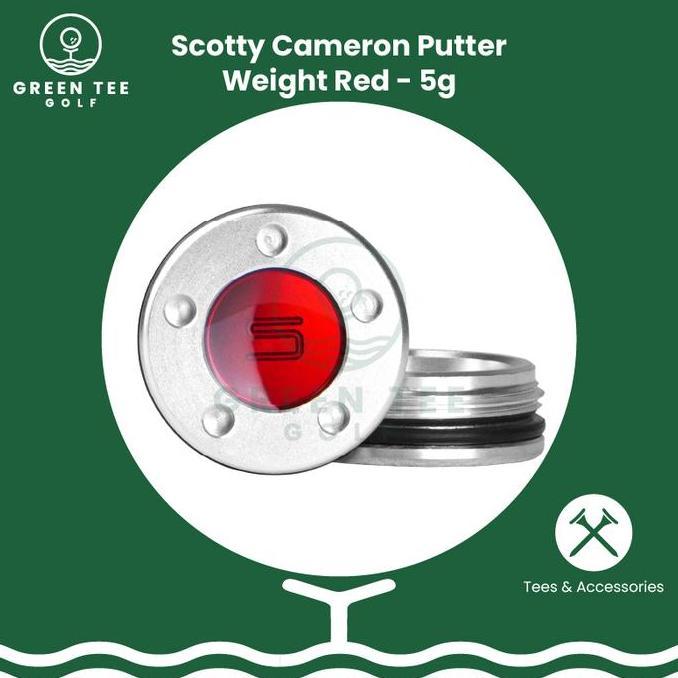 Golf Scotty Cameron Putter Weight RED 1 Pair Pemberat Putter Scotty Cameron
