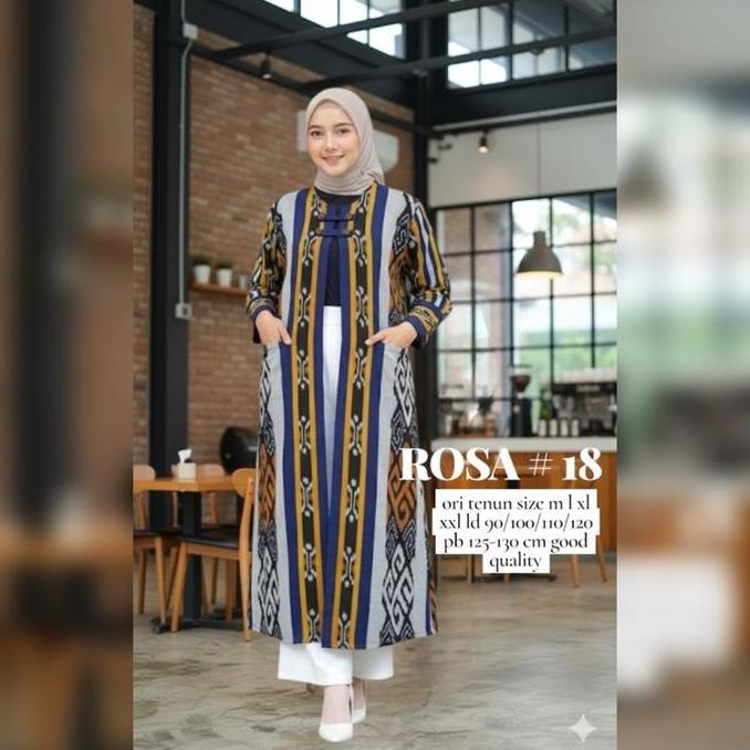 SALE Atasan Wanita Outerwear Cardigan Long Outer tenun Kardigan Wanita Baju kerja Baju Batik atasan 