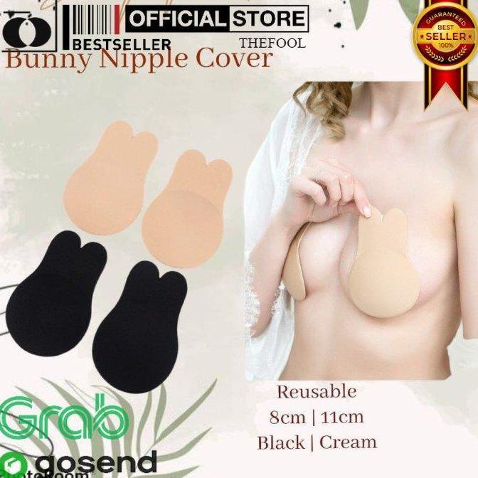 SANDMATEKNO Rabbit Push Up FreeBra Nipple Cover Nipple Pad Seamless Silikon TF ID