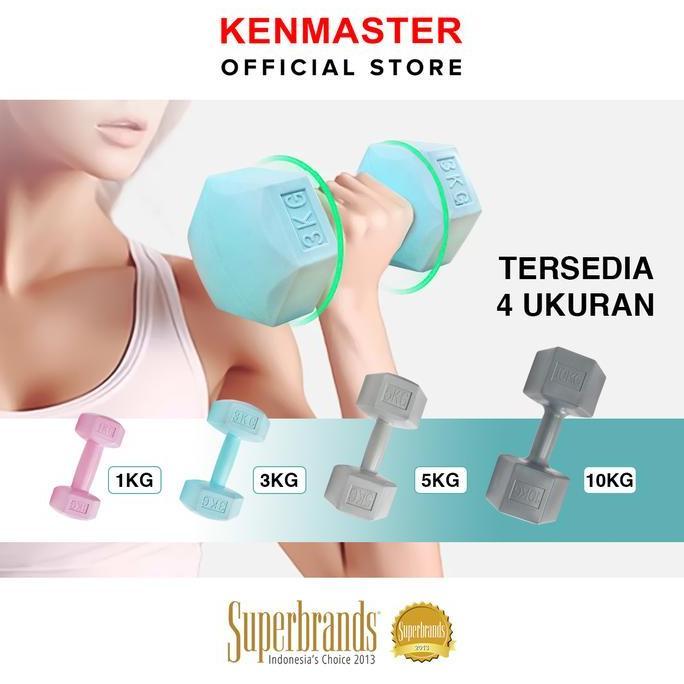 Dumbbell 3 KG / Barbel Mini / Barbel Wanita / Barbel 3 Kilogram 1 PCS