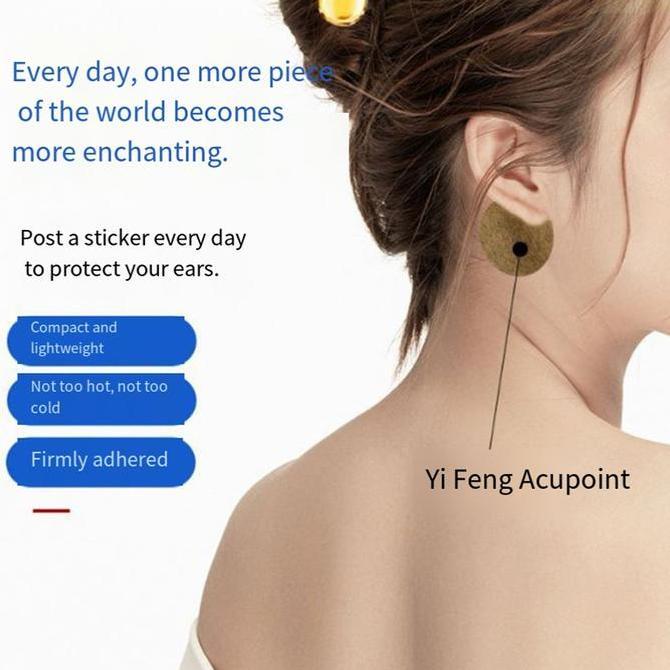 SIMATEKNO 12pcs/box Koyo Telinga Berdengung / Tinnitus Relief Patch / Koyo Tinnitus Herbal