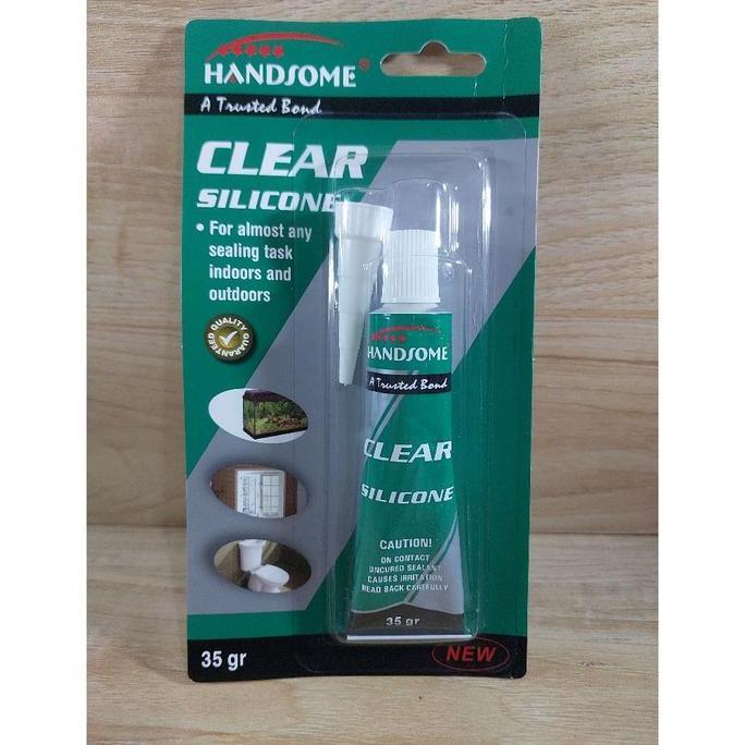 GRASSSTEKNO LEM KACA SEALENT ODOL Lem Kaca Sealent Kaca Silicone Kecil Odol Aquarium Alumunium / Lem