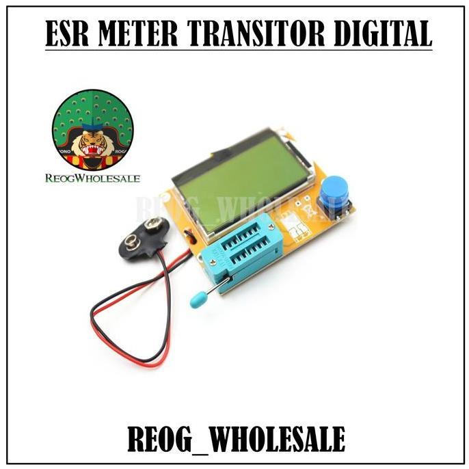 FYODORU ESR Meter Transistor Tester Digital RCD LCR T4 LED Mosfet Dioda Triode Elco PCB MOS/PNP/NPN 