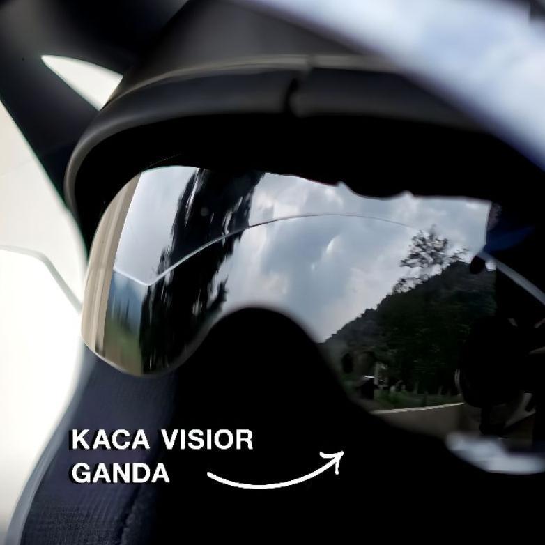 Discount Helm Ink Double Visor Merk Ykt Original Sni - Helm Dewasa Wanita Pria Visor Ganda