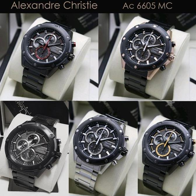 JAM TANGAN PRIA ALEXANDRE CHRISTIE AC6605 AC 6605 ORIGINAL GARANSI
