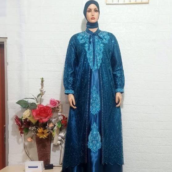 Murah Gamis tile bordir full aldania Non COD