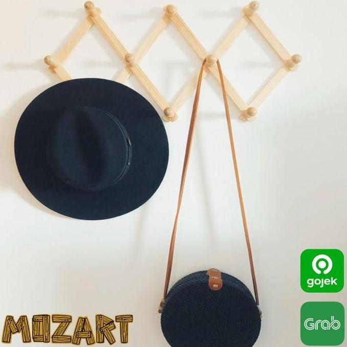 Gantungan Baju Kayu Lipat / WALL HANGER / HANGER KAYU / STAND HANGER