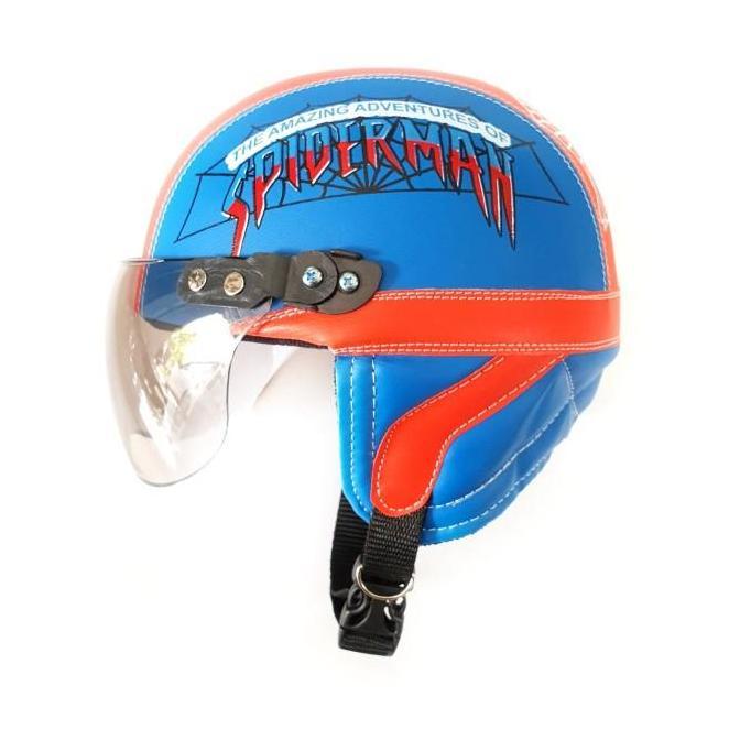 Helm Anak Retro Spiderman