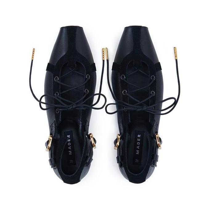 MADER Corset Shoes - Black (TERBAIK) (TERBARU) (TERMURAH)
