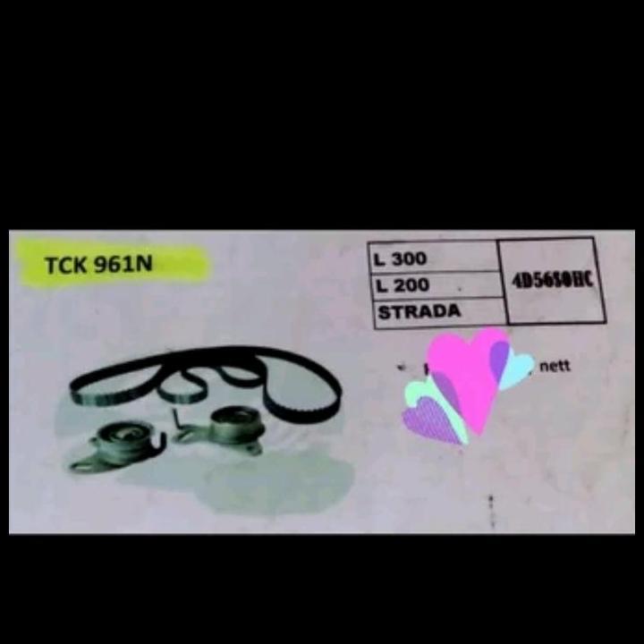 TERLARIS TEMING BELT TIMING BELT KOMPLIT L300 KUDA DIESEL GATES ASLI 