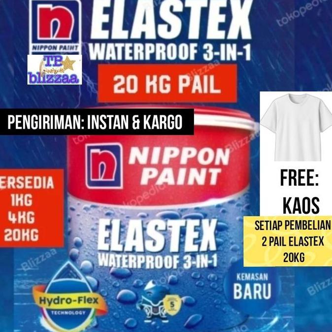 NEW - Elastex 20 kg Elastex 20kg Nippon Paint Pail Ready Mix Asli Pabrik Nippon Paint Aneka Warna 20