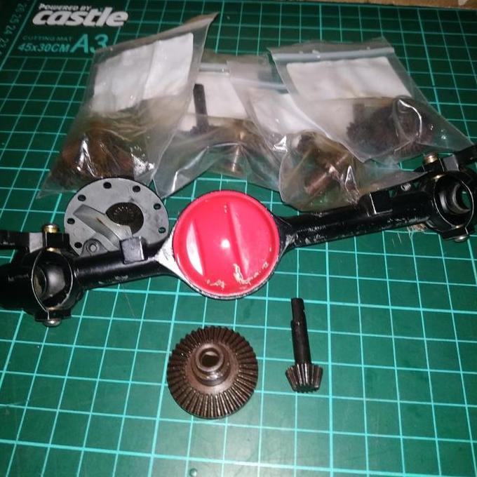 PROMO DISKON - BEVEL GEAR SET DIFT GEAR HD, YOTA AXEL RC 1/10 D90 ,( BEVEL GEAR 15T DIFT GEAR 40T)