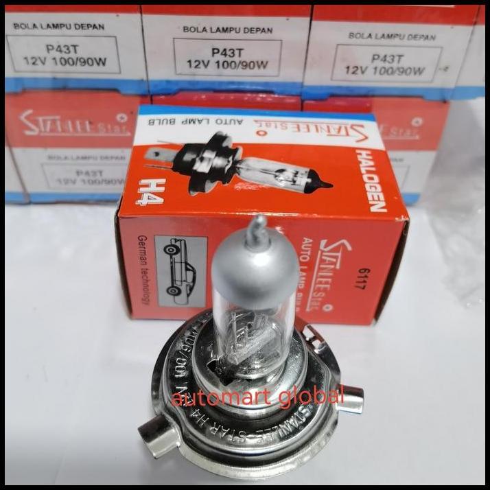 TERBARU BOLA LAMPU HALOGEN H4 12 VOLT 100/90 WATT KYOTO !!!