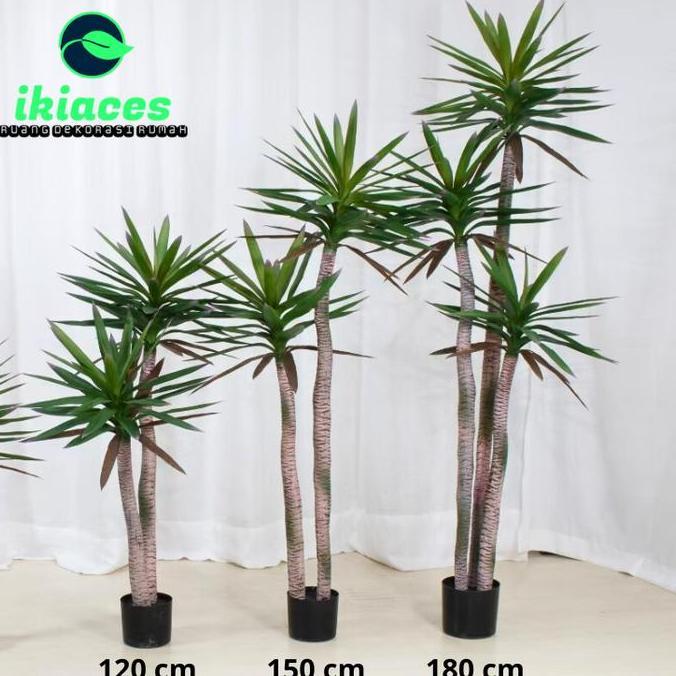 Terlaris Pohon Pandan Jumbo Artificial Pohon Plastik Tinggi 180 Cm Tanaman Hias Plastik Dekorasi Tan