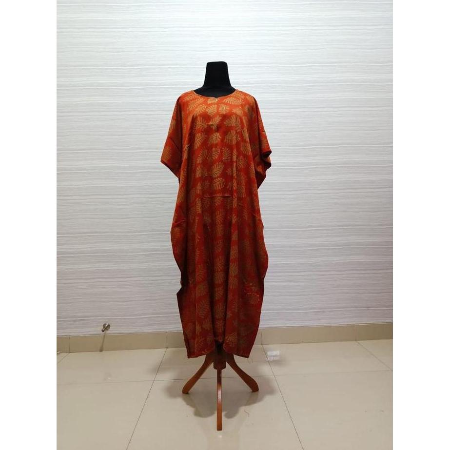 DASTER LOWO KARTIKA TCAP LD 150 PB 120 Wanita Busui Rayon Kancing Bumil Panjang  Dress Katun (TERBAI