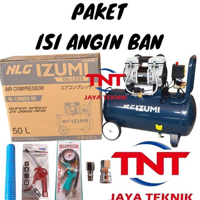 Murah Kompresor Angin Oilless Izumi Ol 1390Ss-50 / Compressor Izumi Ol 1390