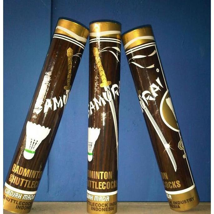 Alisman_Grosir - Shuttlecocks Badminton Samurai Cokelat / Kok Bulutangkis Samurai Coklat Original Bu