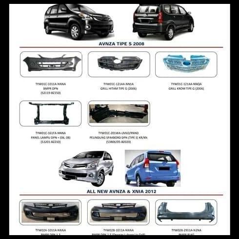 HOT DEAL BEMPER BUMPER BELAKANG AVANZA XENIA 2004-2011 
