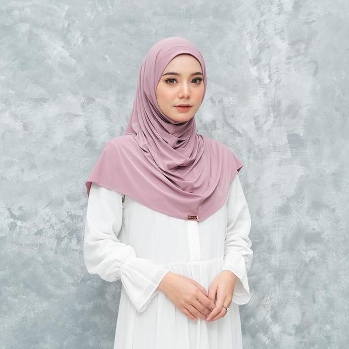 Drapey Hijab Instant Jersey - Bergo Anti Tembem