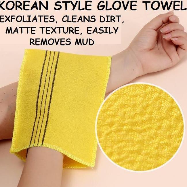 Korean Exfoliating Towel Handuk Lulur Korea Italy Scrub Daki Kain