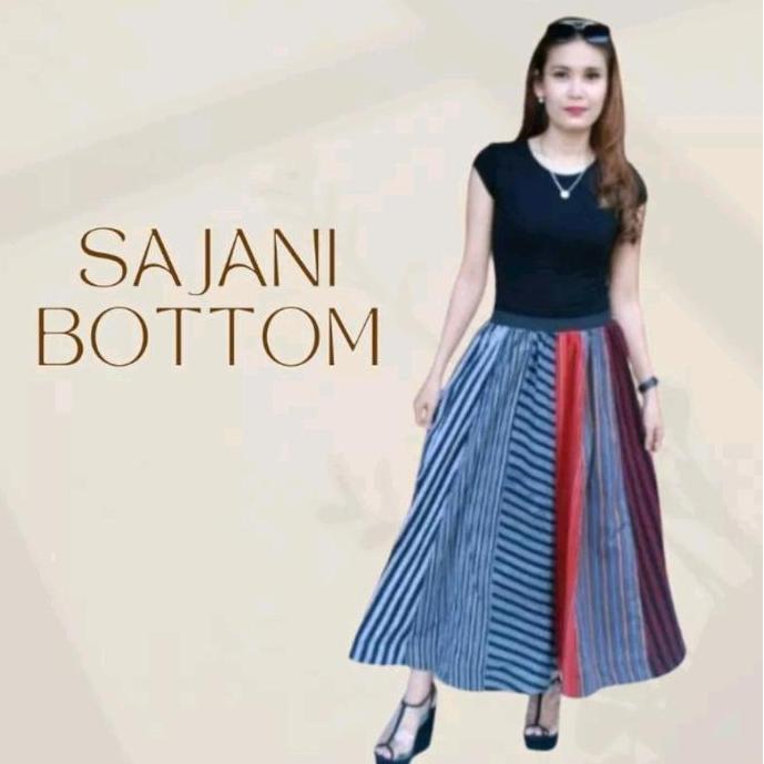 Lavanya - Sajani Bottom - Rok/Bawahan  Wanita Tenun Lurik Panjang
