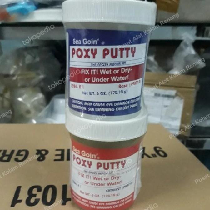Lem Poxy Putty Kemasan 170gr | Lem Keramik GOL