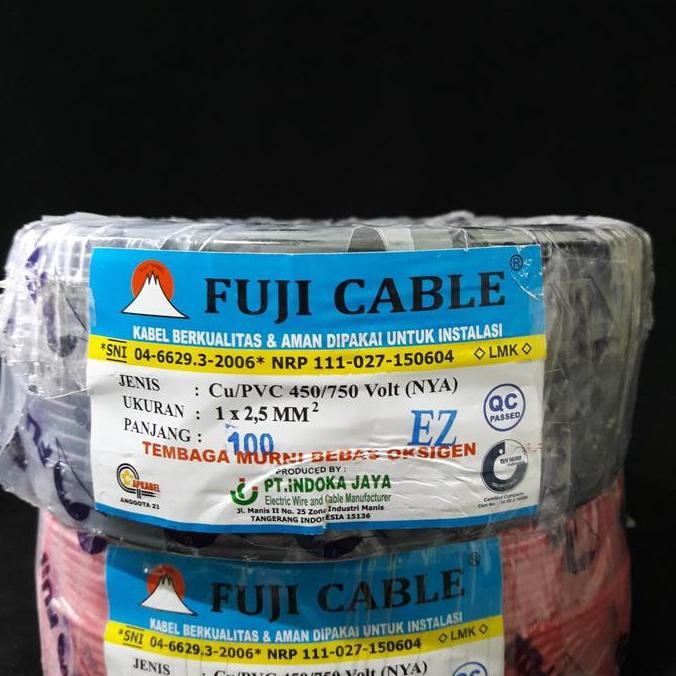 Kabel Listrik Tunggal 2,5mm (90m) FUJI.