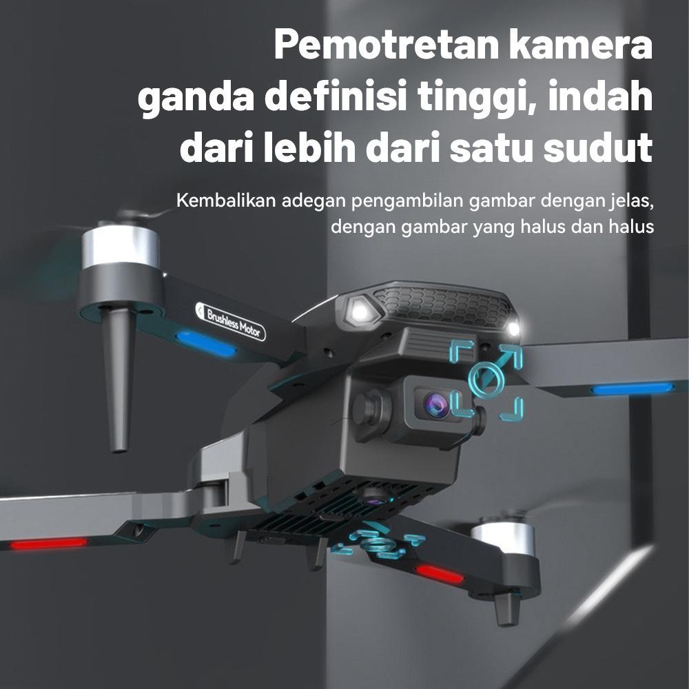 E88 Max Uav Optical Flow Brushless Quadcopter Hd Fotografi Udara Kamera Ganda Pesawat Remote Control