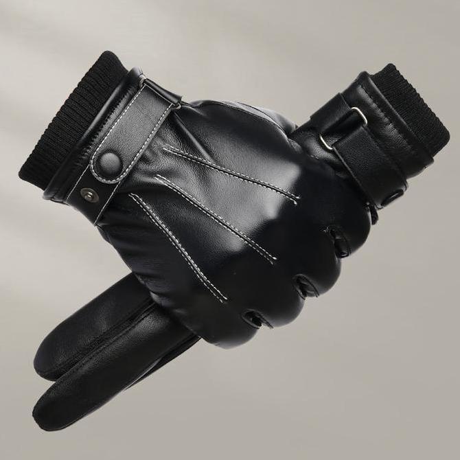 Sarung Tangan Kulit PU /sarung tangan motor pria sarung tangan kulit wanita Sarung tangan kulit asli