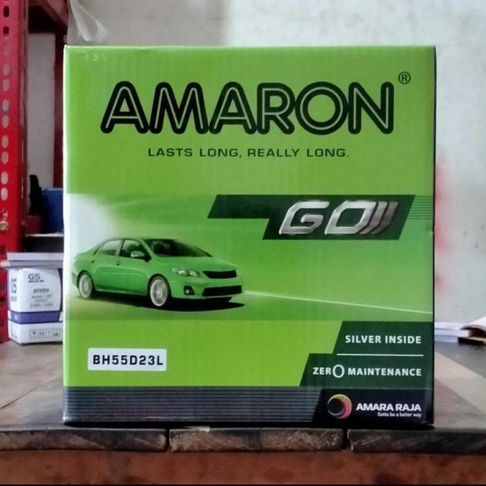 Aki Xtrail/ Aki Mazda/Amaron Go 55D23L/ 12V60AH / Aki Innova Bensin