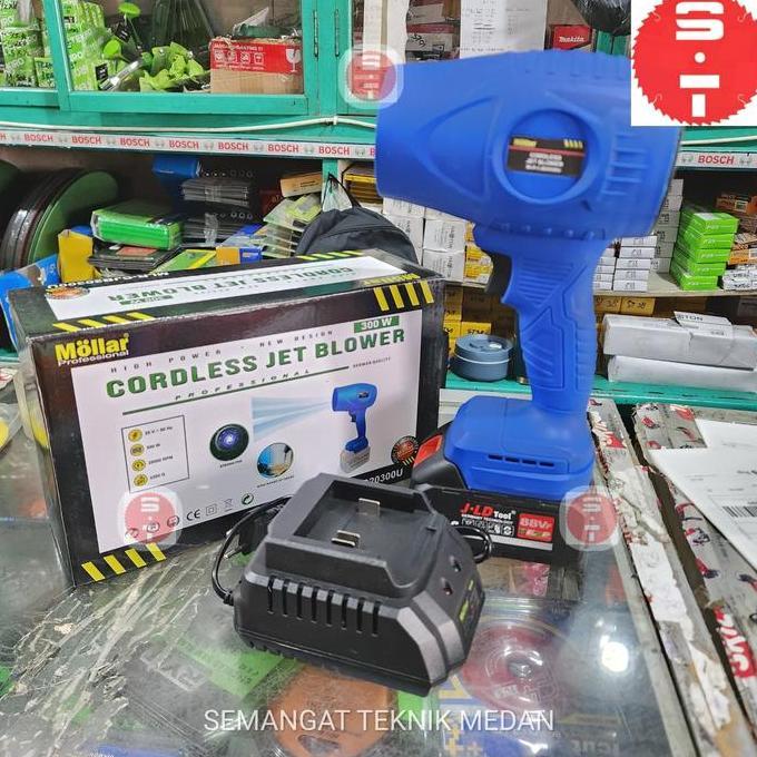 HARGA DISC - CJB20300U MESIN JET BATERAI CORDLESS LITHIUM BLOWER 20V SET 4AH MOLLAR