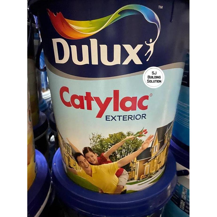 BEBAS ONGKIR - Cat Tembok Dulux Catylac Exterior Base A Putih 5 kg White 5kg Bagus