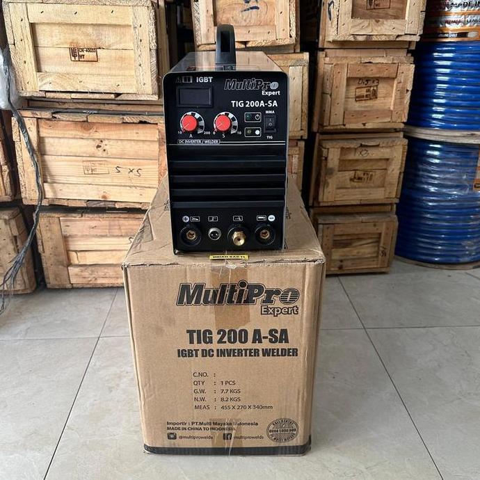 MESIN LAS TIG ARGON STAINLESS MULTIPRO TIG 200 MESIN LAS ARGON TIG200