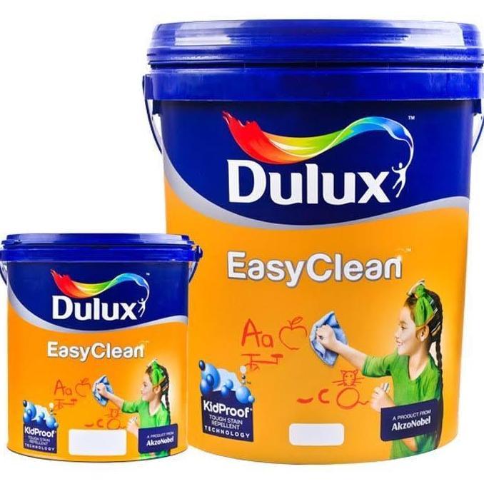 TERBARU - Cat Tembok Dulux Easy Clean 2.5 Ltr 1501 White 5 Kg 5Kg Interior