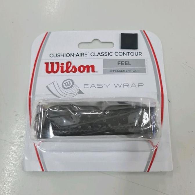BEBAS ONGKIR - Grip Raket Wilson Cushion Aire Classic Contour Replacement Tulang Original Racket Rek