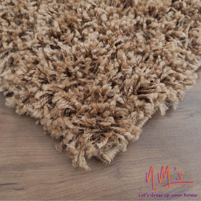 Karpet shaggy polypropylene polos turki bulu panjang halus tebal NMs