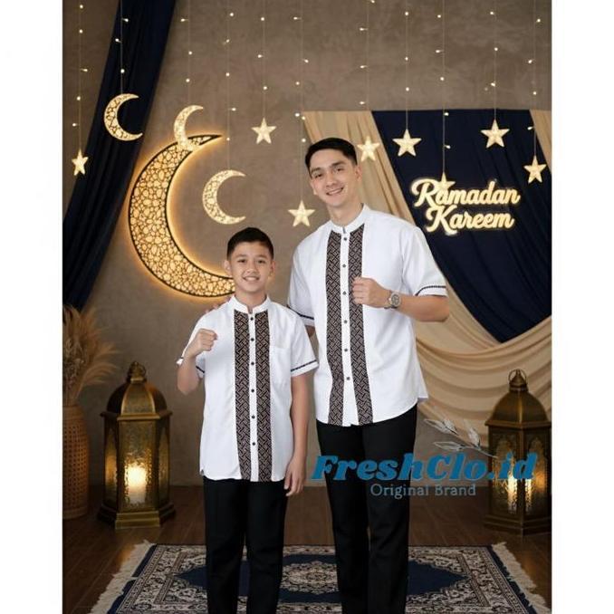 HARGA PRODUK Baju Koko Couple Ayah dan Anak Terbaru - Model Terbaru baju koko zidan  Keluarga Kurta 