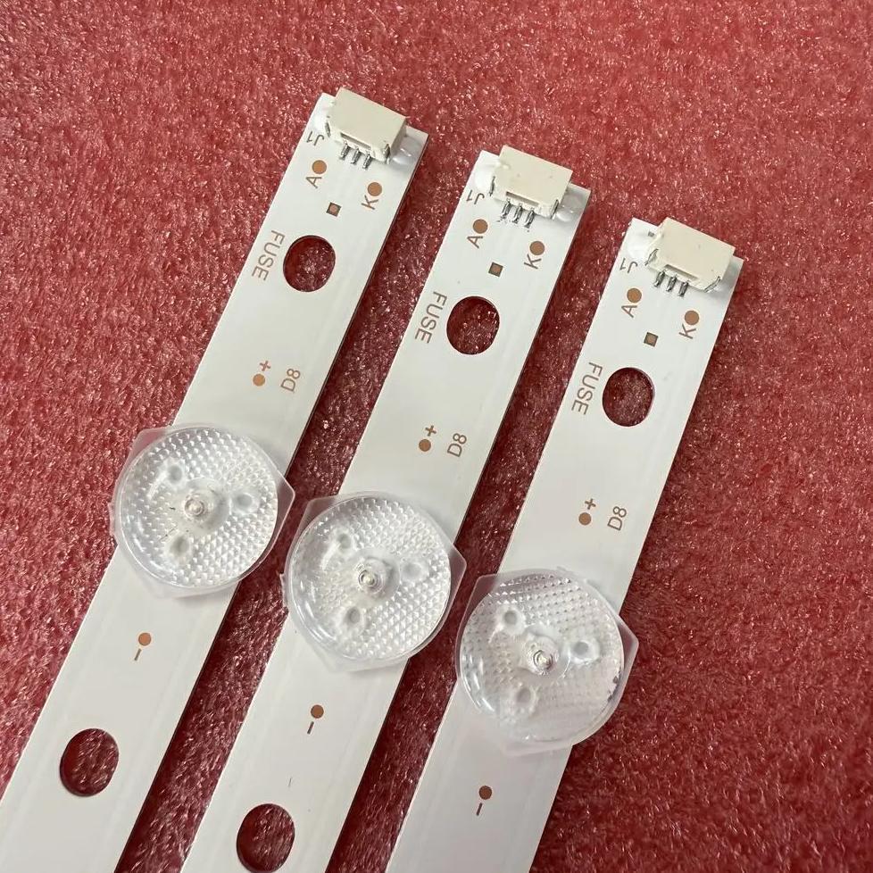 LED Strip 8LED For Samsung UE43J5202AU UE43J5272AU UN43J5202 UE43J5202 UE43J5272 UN43J5202AG UN43J52