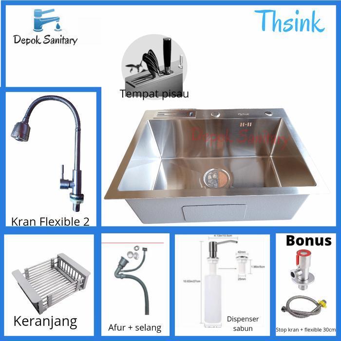 kitchen sink bak cuci piring 6045 thsink/ kitchen sink/bak cuci piring