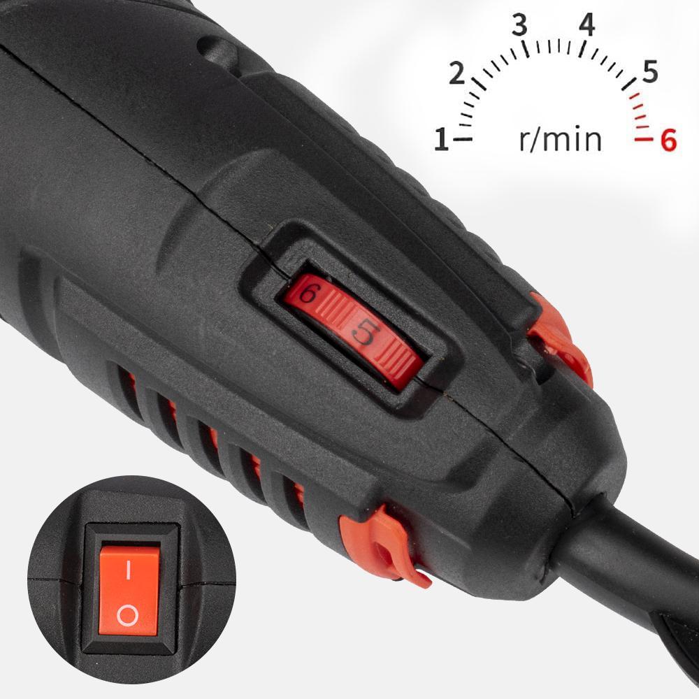 Jld 6Mm Bor Ukir Grafir 190W Mini Mini Grinder Mesin Bor Tuner Set Mini Engraver Ukiran Batu, Ukiran