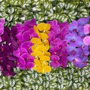 Bunga Anggrek Letex Premium - Bunga Artificial Anggrek Latex - Dekorasi Bunga Anggrek Plastik Latex 