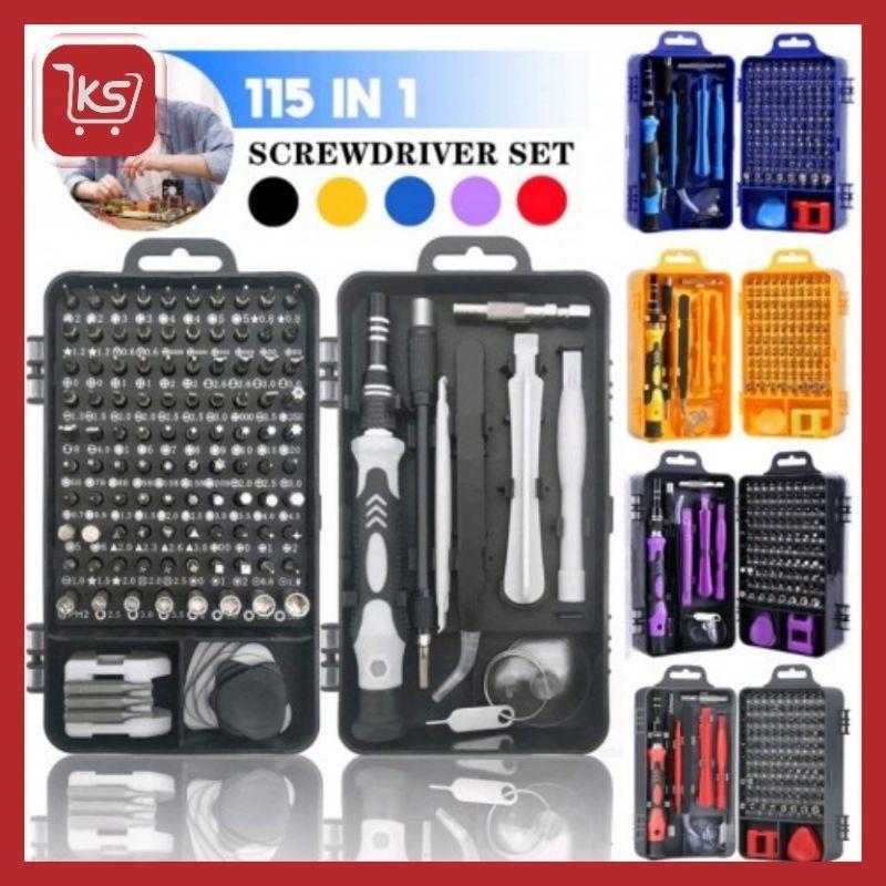 Obeng Set 115 In 1 | 115 In 1 Screwdriver Set