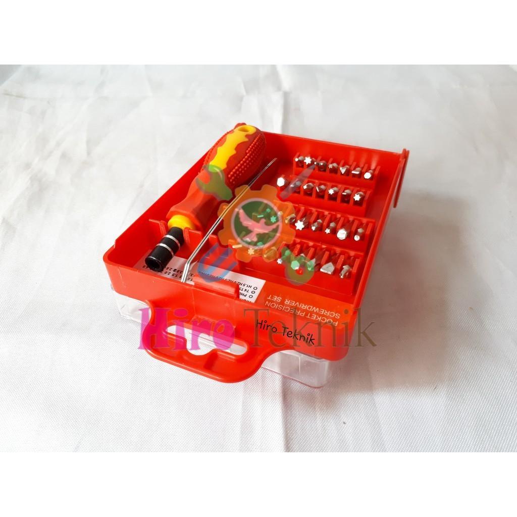 Obeng Hp Service / Obeng Set 32 In 1 With Pinset Model Kotak