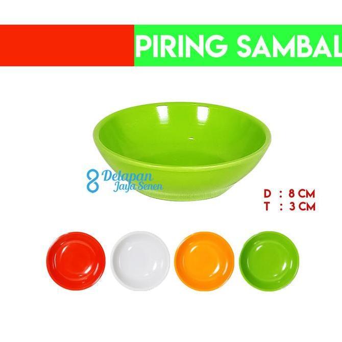 Piring Sambal Melamin | Piring Sambal Bulat | Pisin Tempat Sambal