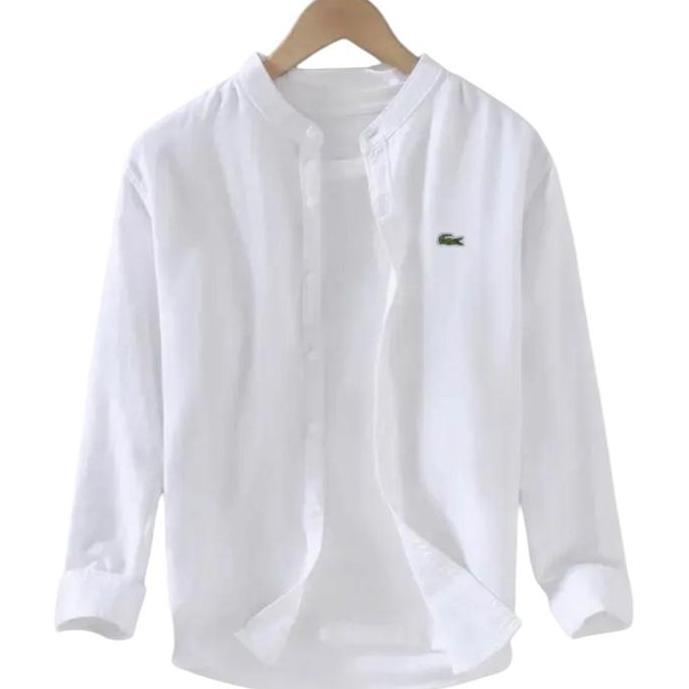 Kemeja Pria Lengan Panjang Kerah Shanghai kemeja pria lengan panjang kerah Shanghai