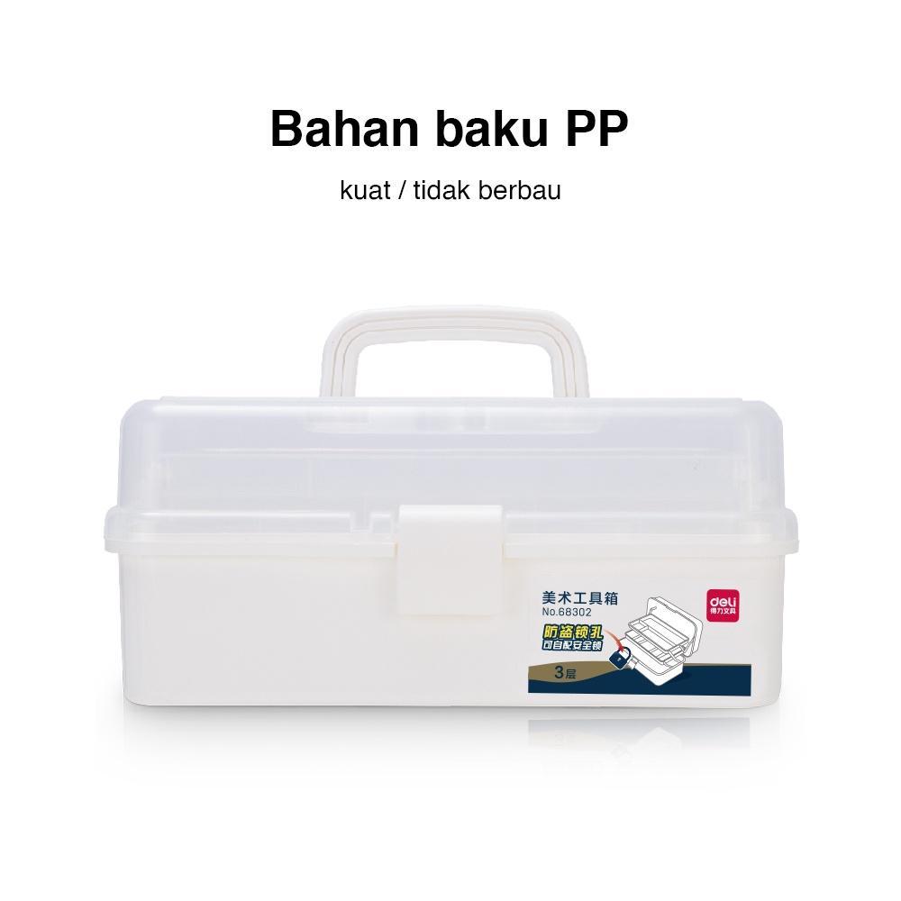 Deli Large Art Toolbox / Kotak Peralatan Seni Besar 68302 68303