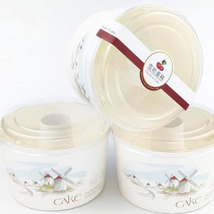 10pcs paper cup chiffon loyang chiffon kertas cup case chiffon tutup